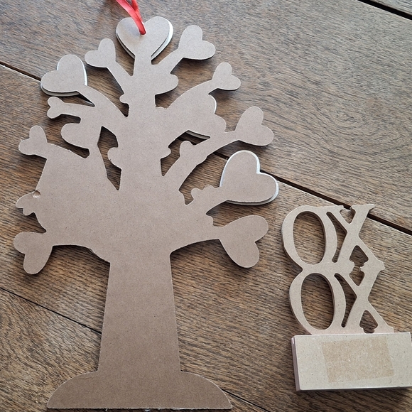 Valentines Owl Tree Decor Set of 2 - Picture 6 of 9